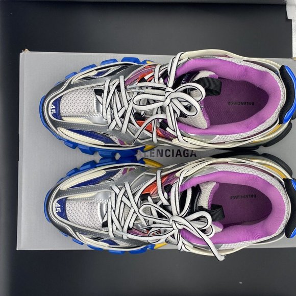 Size 9 - Balenciaga Track White/Silver/Multicolor 2022 - Picture 4 of 6